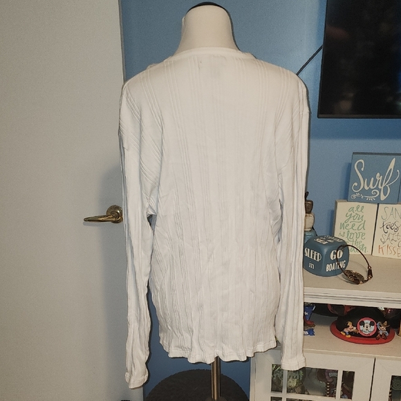 Michael Kors Cream Ribbed Sweater - Picture 3 of 3